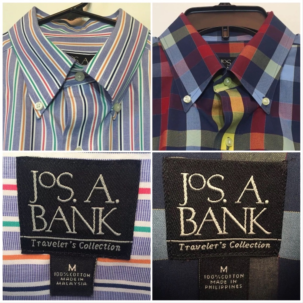 Jos. A. Bank Traveler’s Collection Long Sleeve M